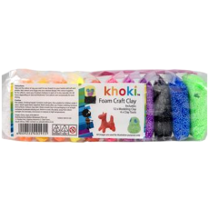 Foam Craft Modelling Clay Set with 12 x colours and 4 x Craft Tools